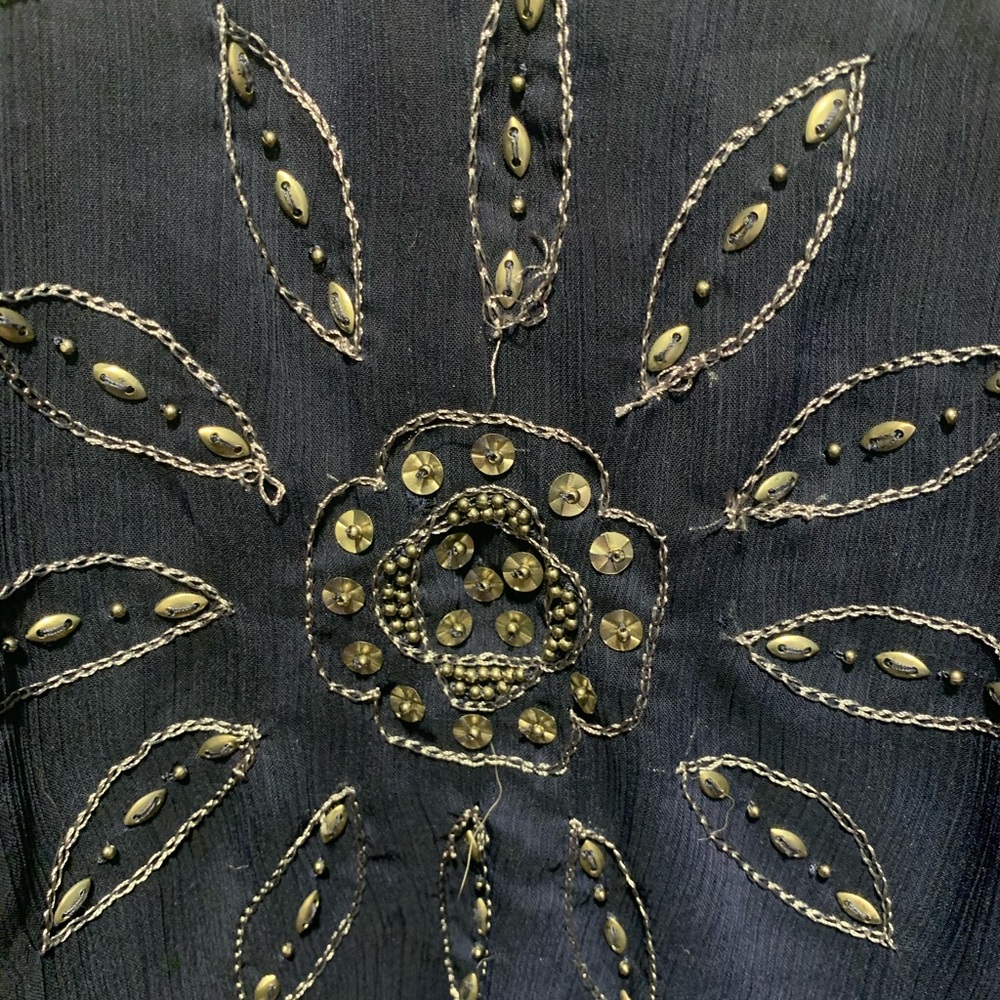 Summer beaded dress 👗 size Medium 🌺 - Picture 2 of 6